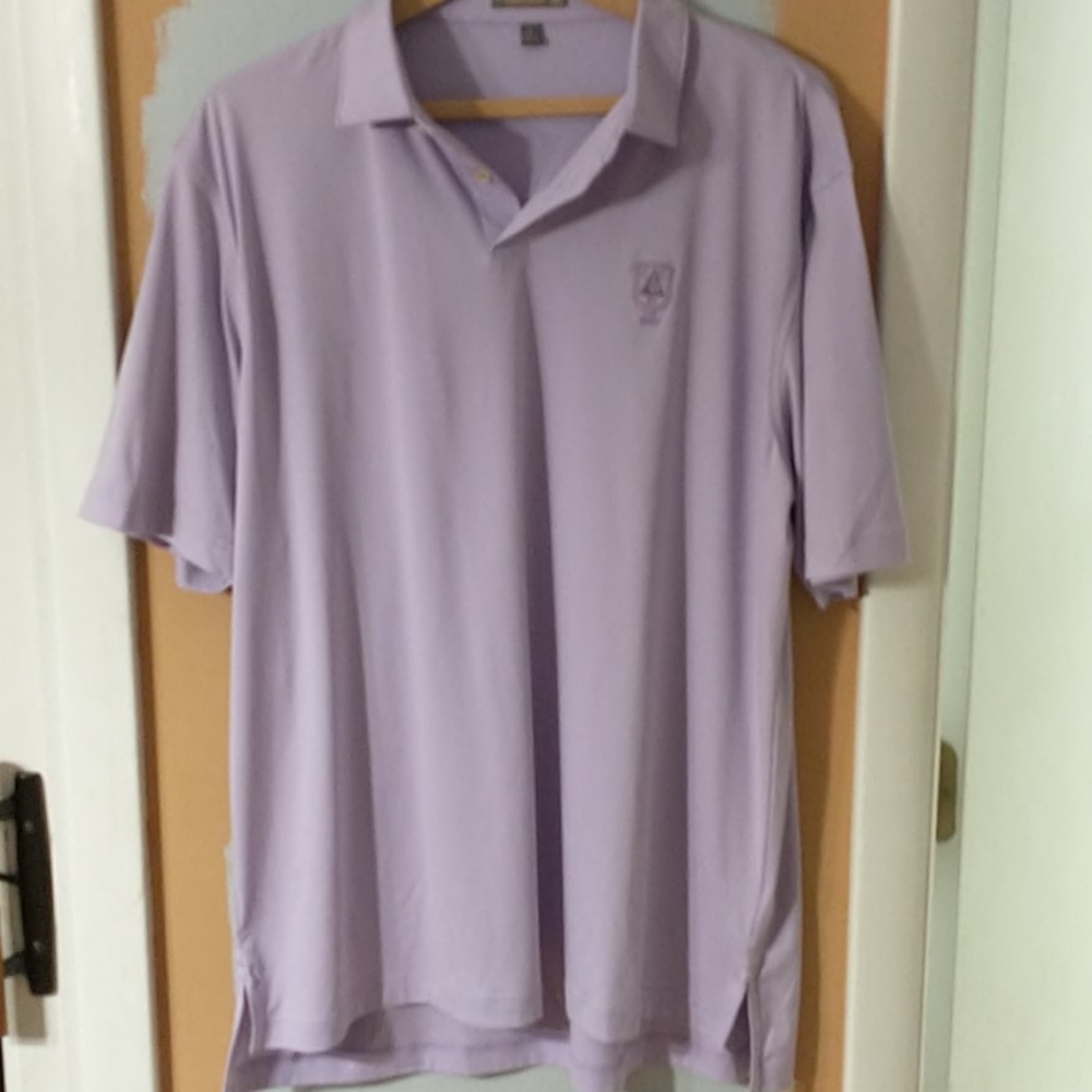 Awesome Peter Millar Lightweight Large Lilac Polo - image 3